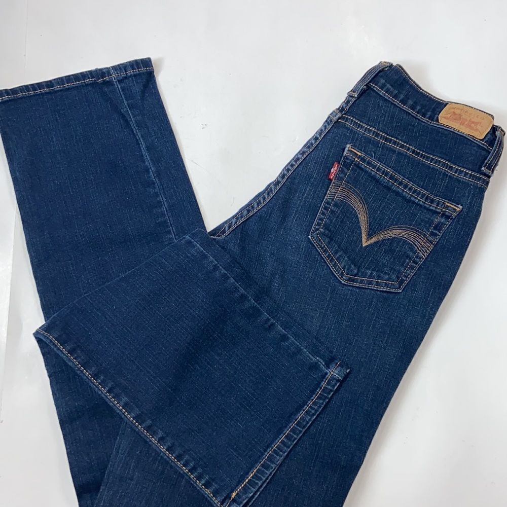 VINTAGE LEVI'S 512 PERFECTLY SLIMMING / 512 TM STRAIGHT LEG WOMEN JEANS SIZE 4M